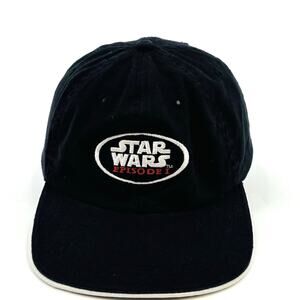 Star Wars Episode 1 Baseball Hat Cap Adult One Size Black Adjustable Movie Promo